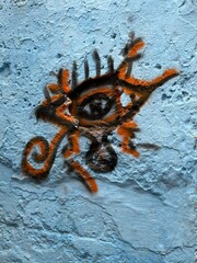 graffito on the wall