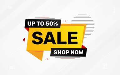 Sale banner template design vector illustration, Special offer sale tag,  sale offer banner. Sale Discount template for marketing promotion, retail, store, shop, online store, or website.