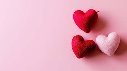 Obraz premium Hearts are Symbols of love for the designer of greeting Cards 