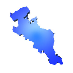 日本の京都府の地図