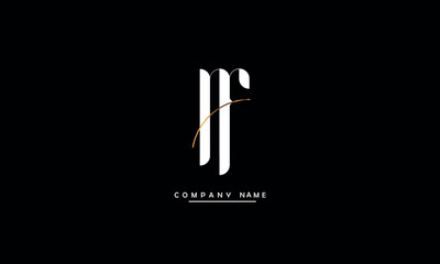 NF, FN, N, F Abstract Letters Logo Monogram