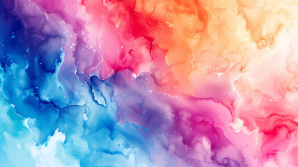 Vibrant Watercolor Background Abstract Art with Artistic Brushstrokes