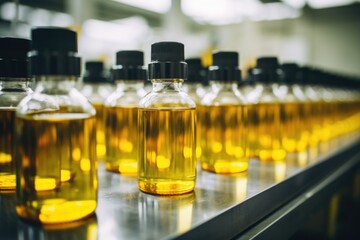 Bottling Plant Production Line with Glass Bottles