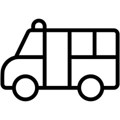 Security Van Vector Icon