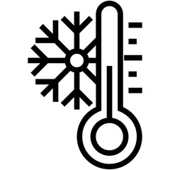 Low Temperature Vector Icon