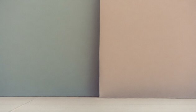 Sfondo orizzontale rosa e azzurro colori tenui texture muro generato con ai