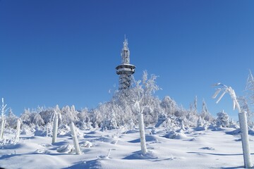 Aussichtsturm auf dem Unnenberg, Gummersbach, Deutschland