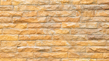 A brick wall in different natural orange tones, Background of old vintage brick wall, The new...