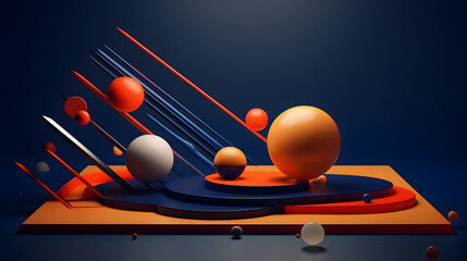 3d effect abstract geometric figures charts, spheres and cubes Pro Photo,,
Vibrant and Captivating world of Colorful Kandinsky Style Background