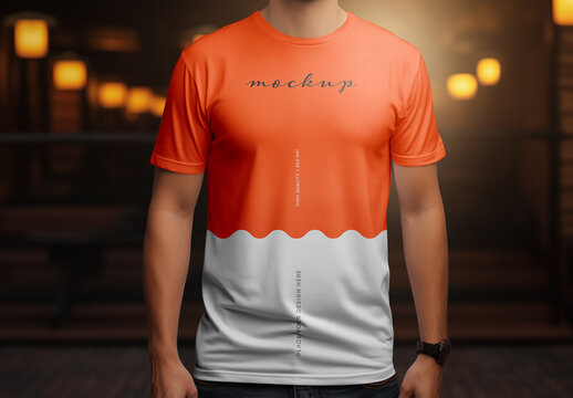 T-Shirt Mockup Generated with AI