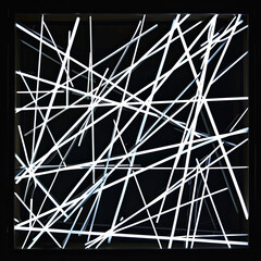 Night and Light Linear Artistic Expression with Clean Lines