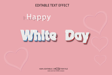 Obraz premium World water day 3d Text Effect Editable 3D Style eps vector