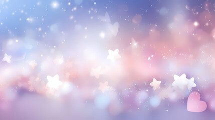 Fototapeta premium Beautiful winter Christmas glowing background with falling snowflakes, winter background
