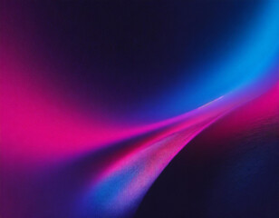 Dark purple pink blue color gradient background blurred neon color flow, grainy texture effect, futuristic banner design