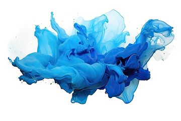 blue splashes