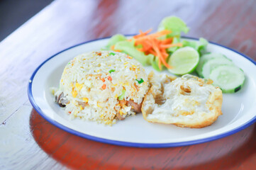  stir fried rice or fried rice with sunny side up egg