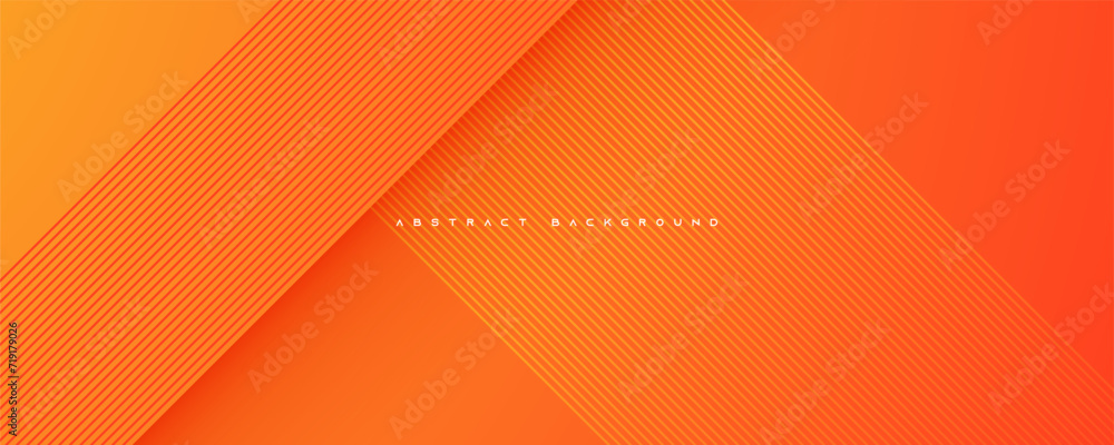 Poster abstract orange line diagonal background design