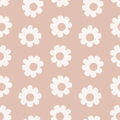Hand drawing flowers seamless pattern print design. Vector illustration design for fashion fabrics, textile graphics and prints.	
