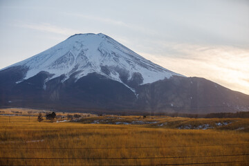 Fuji Mountain And City in Japan