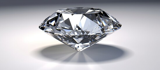 Shiny Diamond clear cut beveled