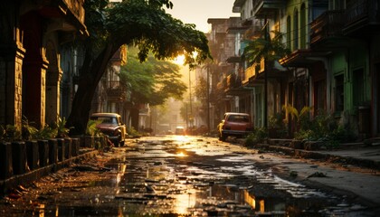Nostalgic Streets: Exploring the Havana at dawn