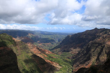 view of the mountain valley