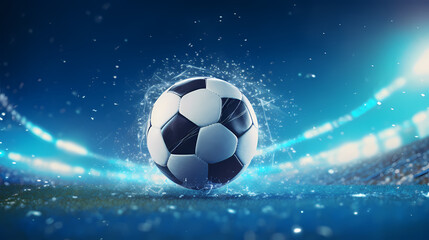 Fototapeta premium American football background, traditional super bowl banner poster