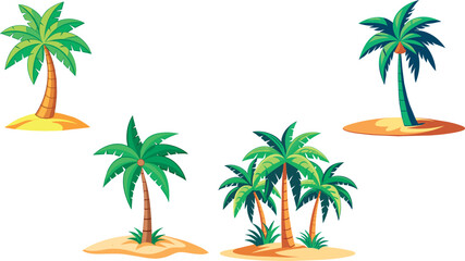 Obraz premium Tropical Palm Tree of the Middle East-