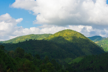 Clouds over the Shan mountains
