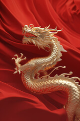 Obraz premium The Chinese dragon of the Year of the Dragon.