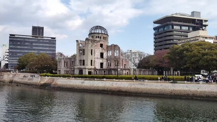 Atomic bomb dome, Hiroshima Japan