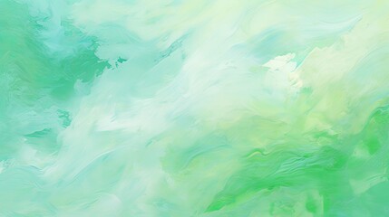 Fototapeta na wymiar Abstract painting texture light green background