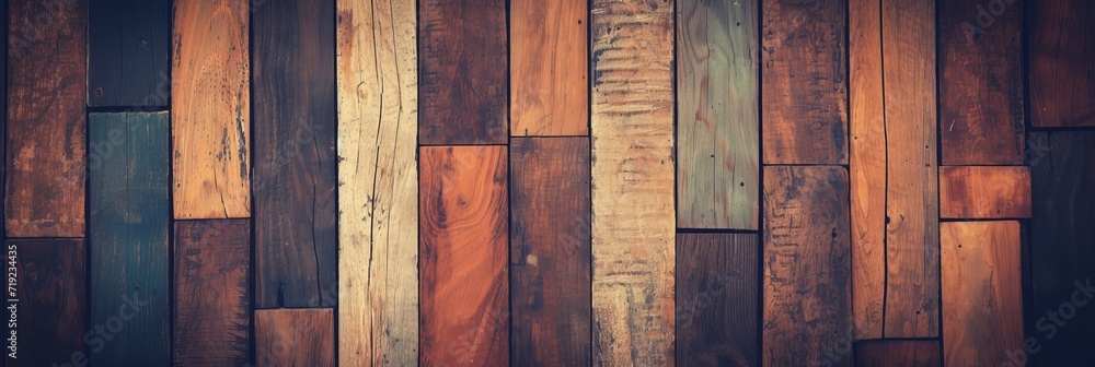 Poster high resolution natural wood planks texture for versatile background and design projects