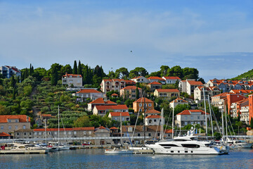 Dubrovnik; Croatia - august 29 2022 : new harbour