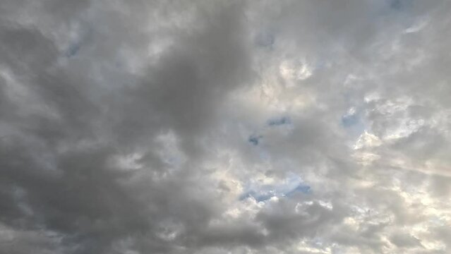 Dense clouds nearby bringing snow