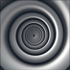 Graphic Design Art Abstract Illusion Spiral, 3d  illustration