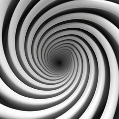 Graphic Design Art Abstract Illusion Spiral, 3d  illustration