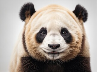 Obraz premium Panda on White Background