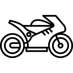 Race Bike Icon