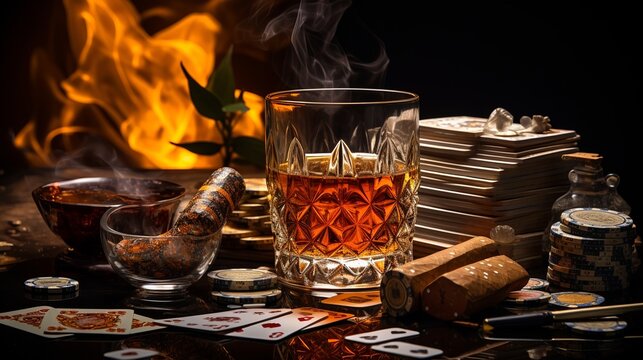 Jack daniel&rsquo;s blended whisky on grey background. Jack Daniel's is a brand of sour mash Tennessee whiskey that is the highest