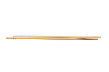 Sushi chopsticks isolated on a white background.