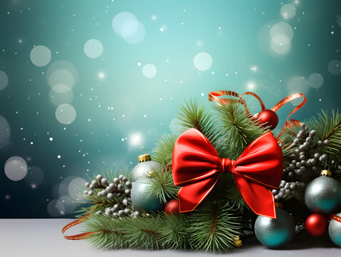 winter merry christmas holiday background