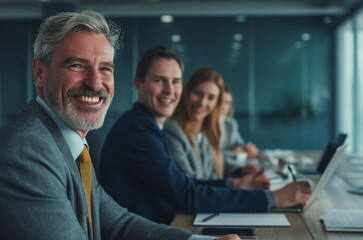 Fototapeta premium business people in a meeting