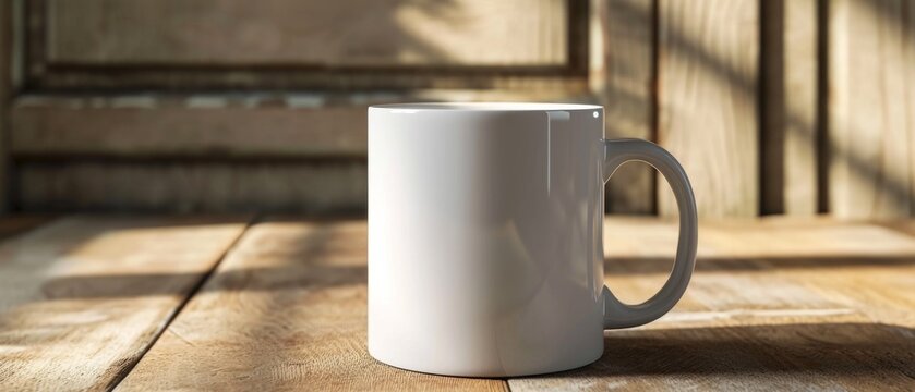 Unleash Your Creativity On This Blank White Mug. Сoncept Customize Your Own Mug, Personalize Your Morning Brew, Blank Canvas For Design, Express Yourself With A Mug, Get Artsy With A Blank Mug