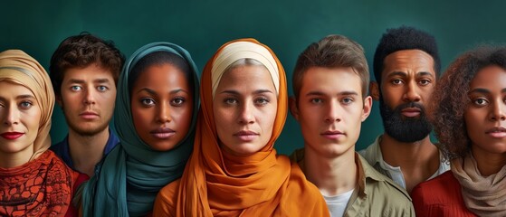 A Diverse Assembly Of Individuals Embodying Various Ethnicities, Ages, And Genders. Сoncept Natural Landscapes, Fashion Trends, Creative Artwork, Food And Cooking, Travel Destinations - obrazy, fototapety, plakaty