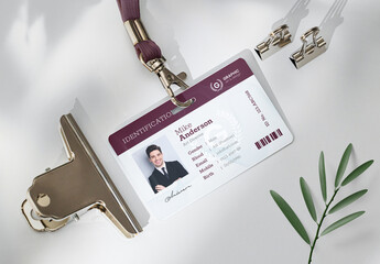 Modern Identity Card Template