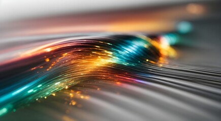 Optical fiber blur background