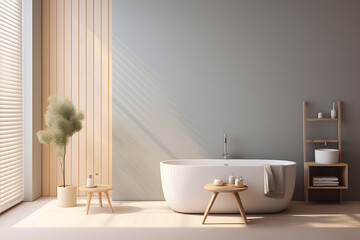interior of a modern bathroom