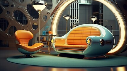 Retro-Futuristic Combines retro designs with futuristic elements for a unique look