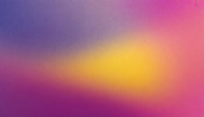 Abstract color gradient banner grainy texture background pink purple yellow noise texture blurred colors poster backdrop header design